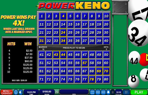 Lotto online 2025 keno